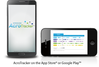 AcroTracker on phone