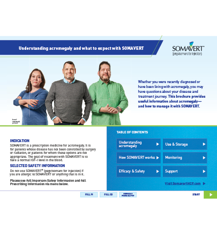 Understanding Acromegaly and What to Expect With SOMAVERT Brochure